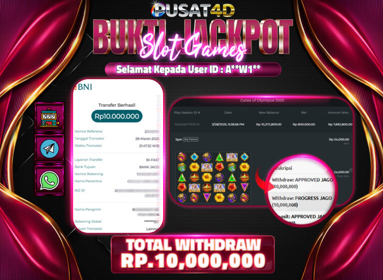 BUKTI KEMENANG10jutaAN