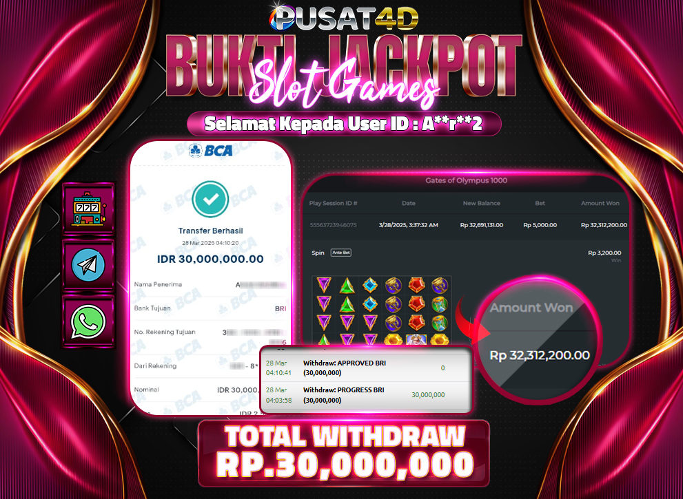 BUKTI KEMENANGAN30jt