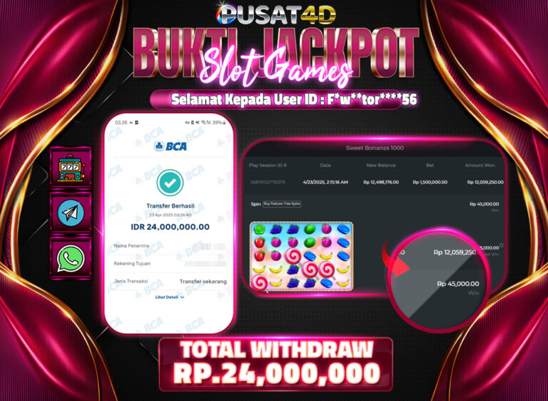 BUKTI KEMENANGAN 24 juta 23