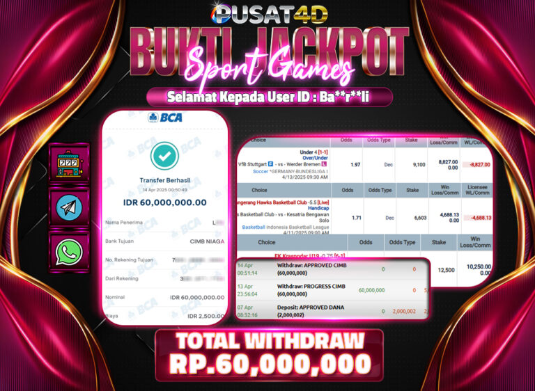 BUKTI KEMENANGAN-Recovere60jttttd