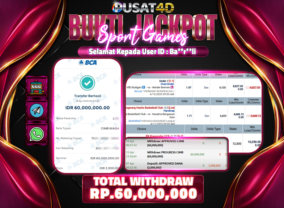 BUKTI KEMENANGAN-Recovere60jttttd