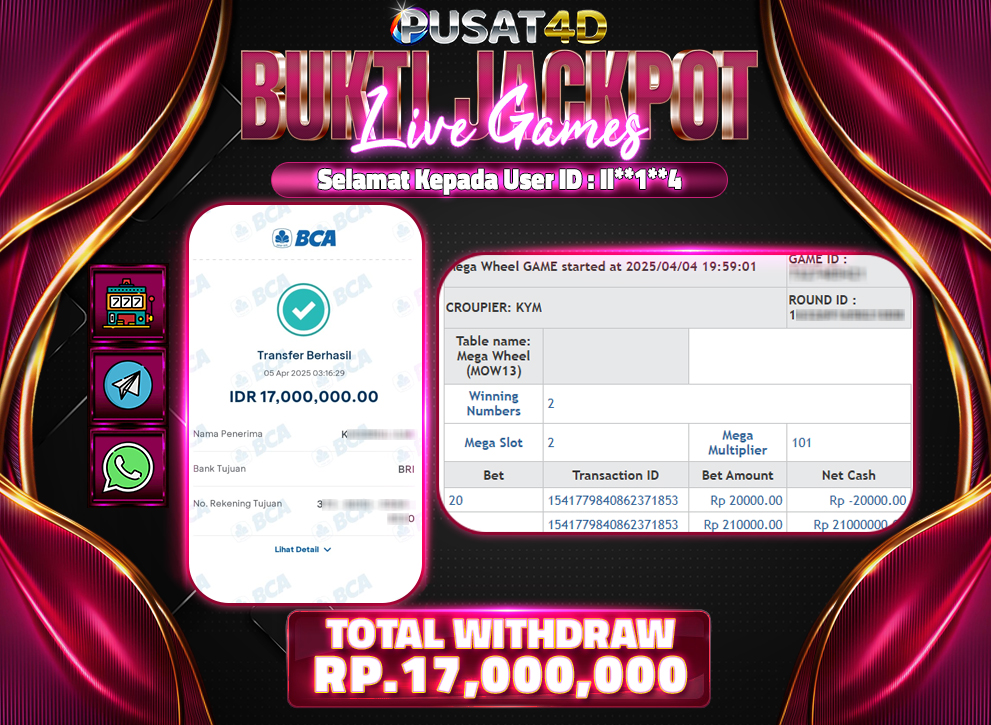 BUKTI KEMENANGAN-livegame