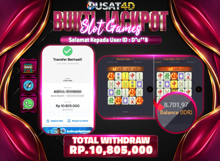 BUKTI KEMENANGANmahjong