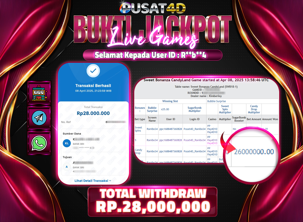 BUKTI KEMENANGlivegamesAN