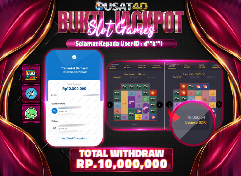 BUKTI KEMENANGAN 10 JUTA 14