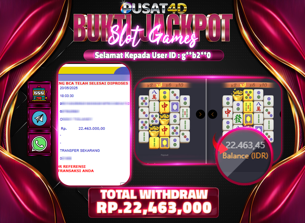 BUKTI KEMENANGAN 22jt 20 mei