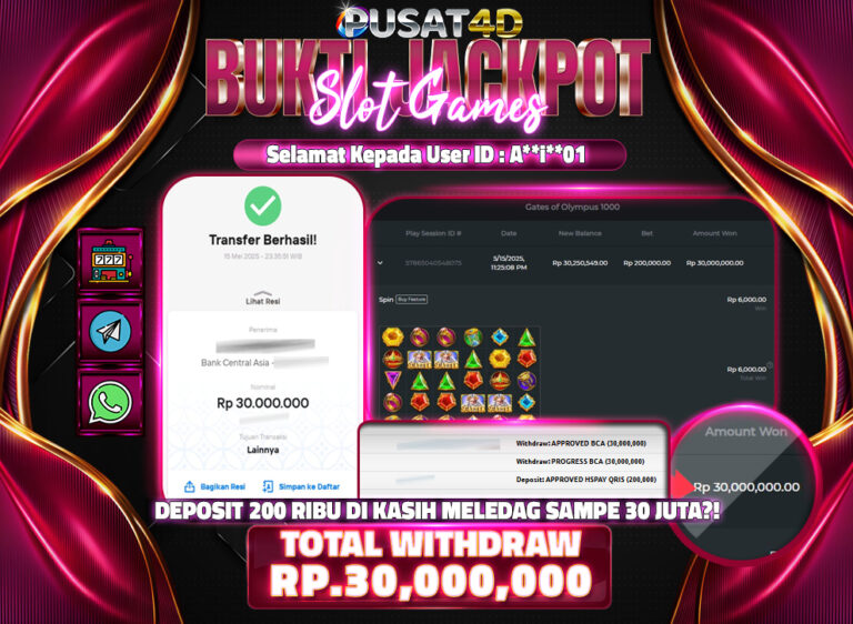 BUKTI KEMENANGAN 30 JUTA 15