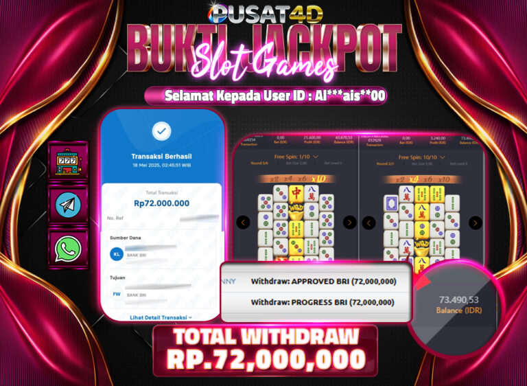 BUKTI KEMENANGAN-Recovered 72 juta 18
