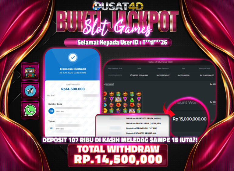 BUKTI KEMENANGAN-14 JUTA 25 JUNI