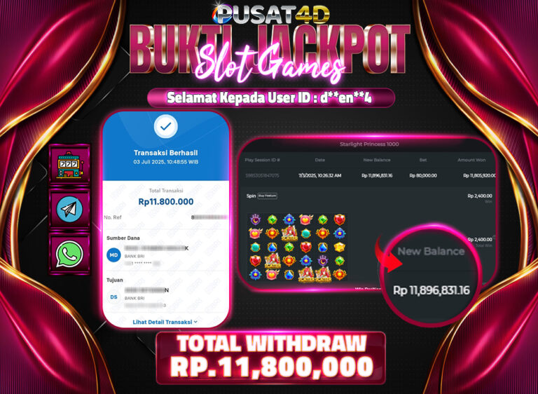 BUKTI KEMENANGAN11jt 3juli